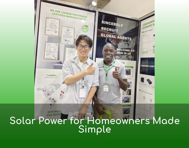 Solar Power for Homeowners Made Simple